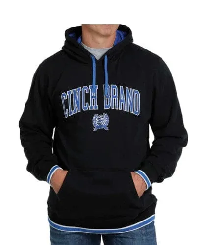 Mens Cinch Jumper Black/Blue