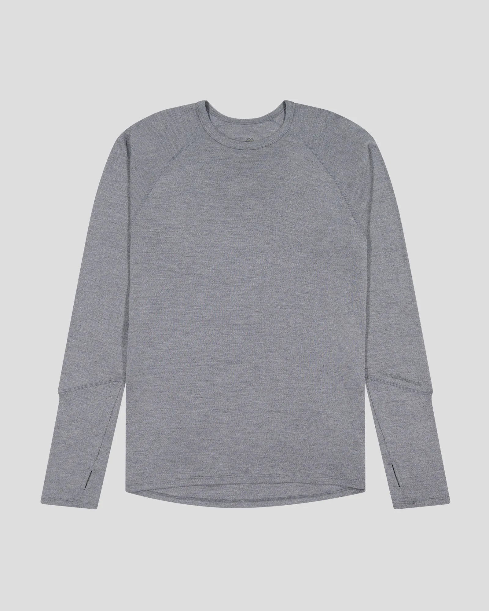 Men's KMDMerino Baselayer Long Sleeve Top - Grey Marle