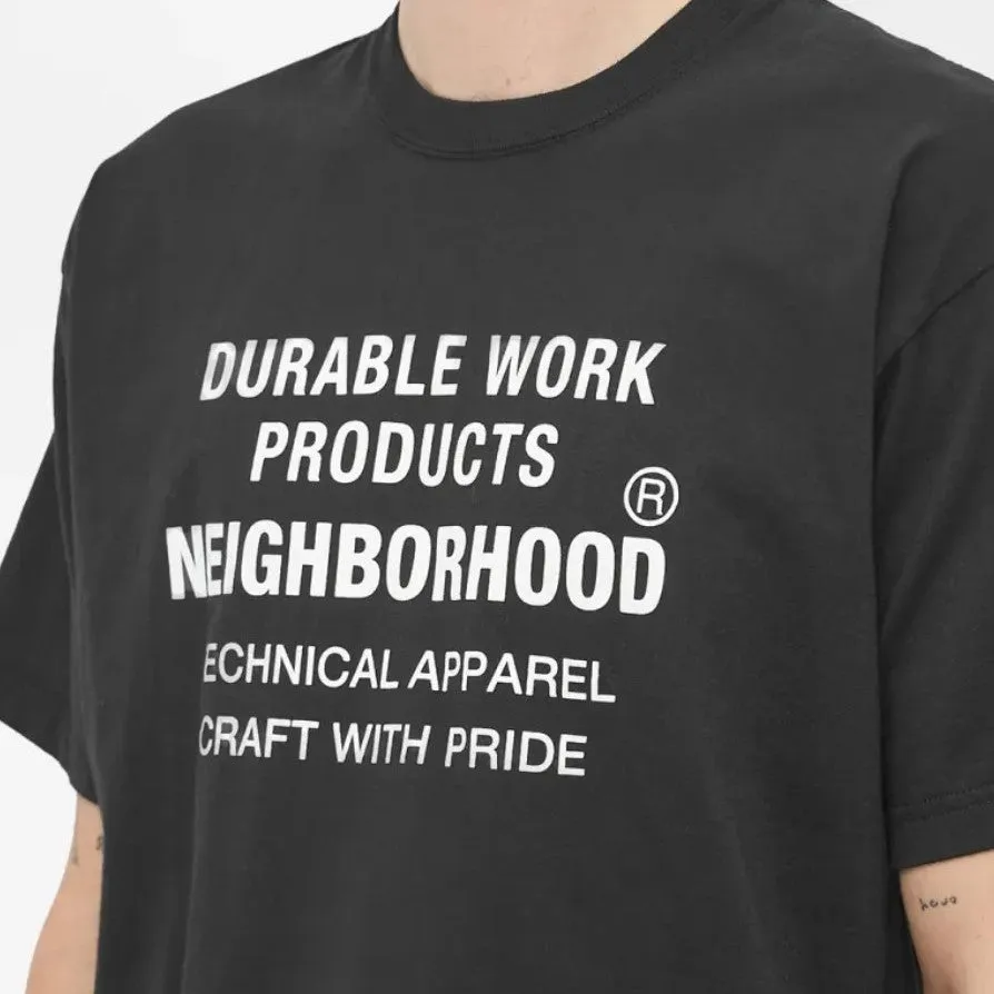Neighborhood NH-8 SS Tee Black