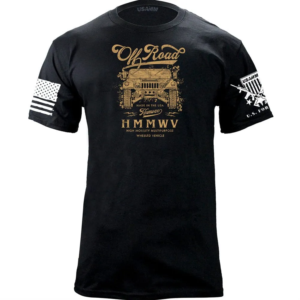 Off Roadin' Humvee Graphic T-shirt