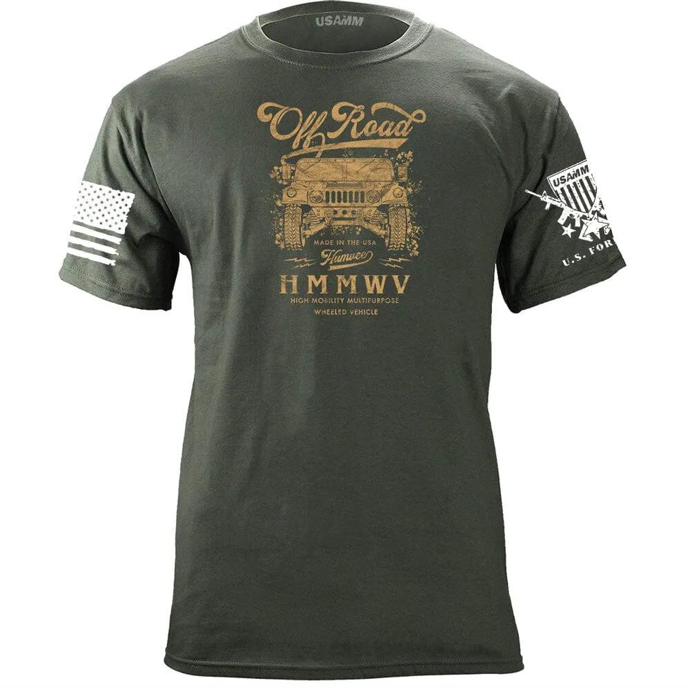 Off Roadin' Humvee Graphic T-shirt