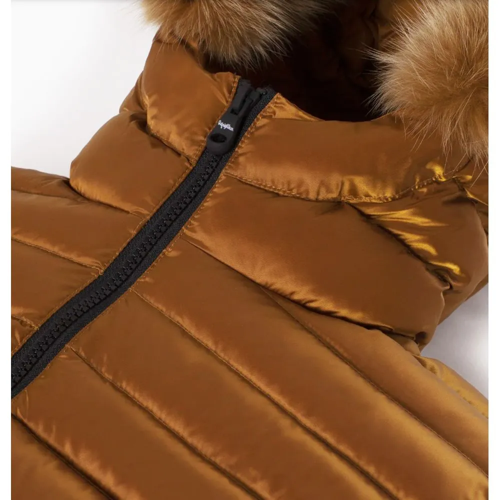 Orange Nylon Women's Jacket