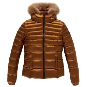 Orange Nylon Women's Jacket