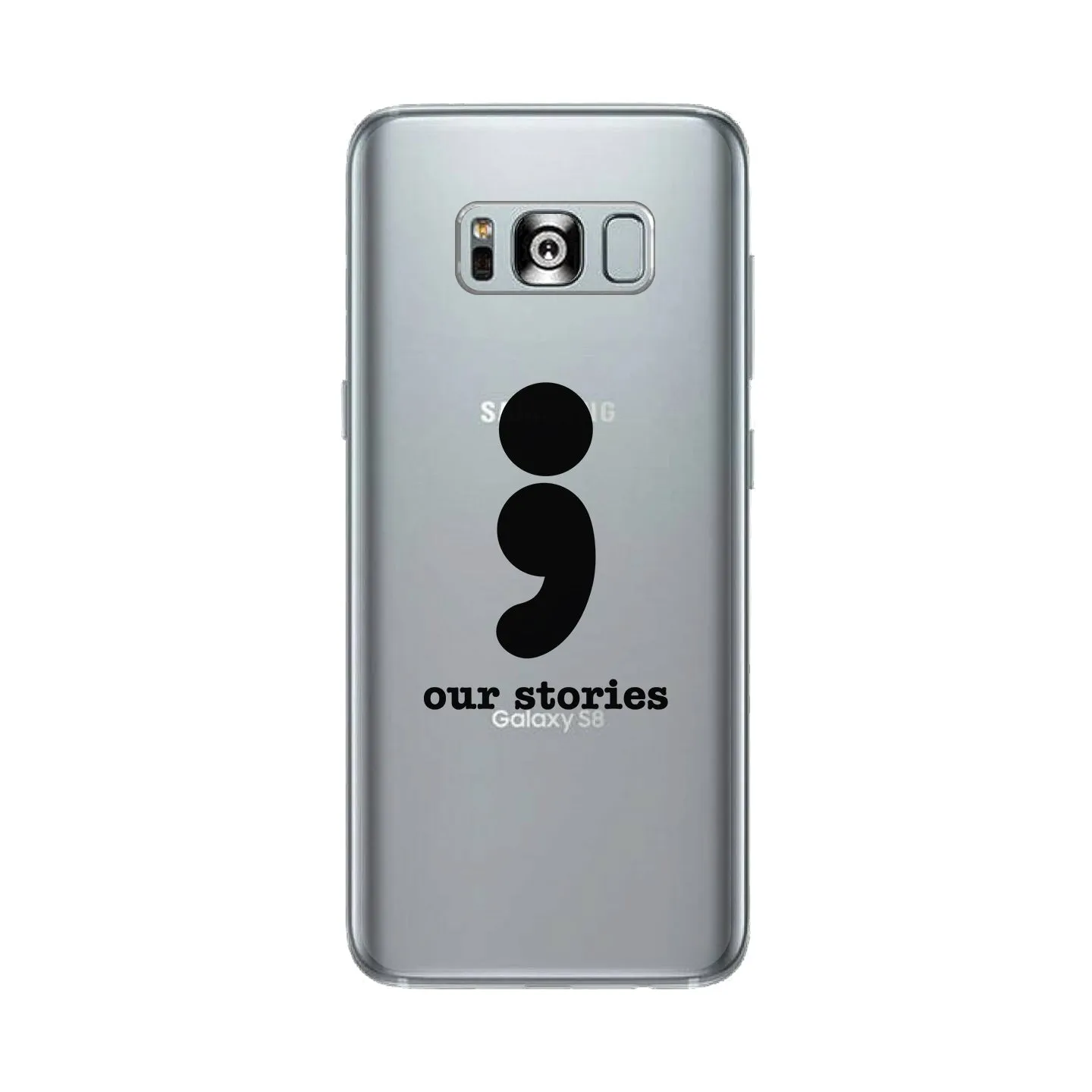 Our Stories-Left Clear Phone Case