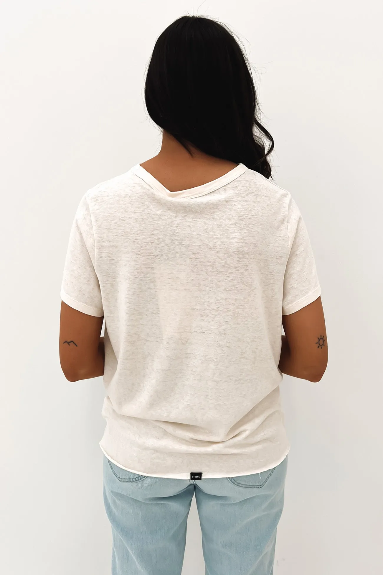 Paradise Thrills Hemp Relaxed Tee Tofu