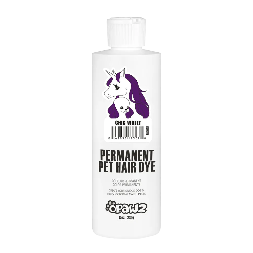 Permanent Dog Hair Dye Chic Violet 8oz by Opawz