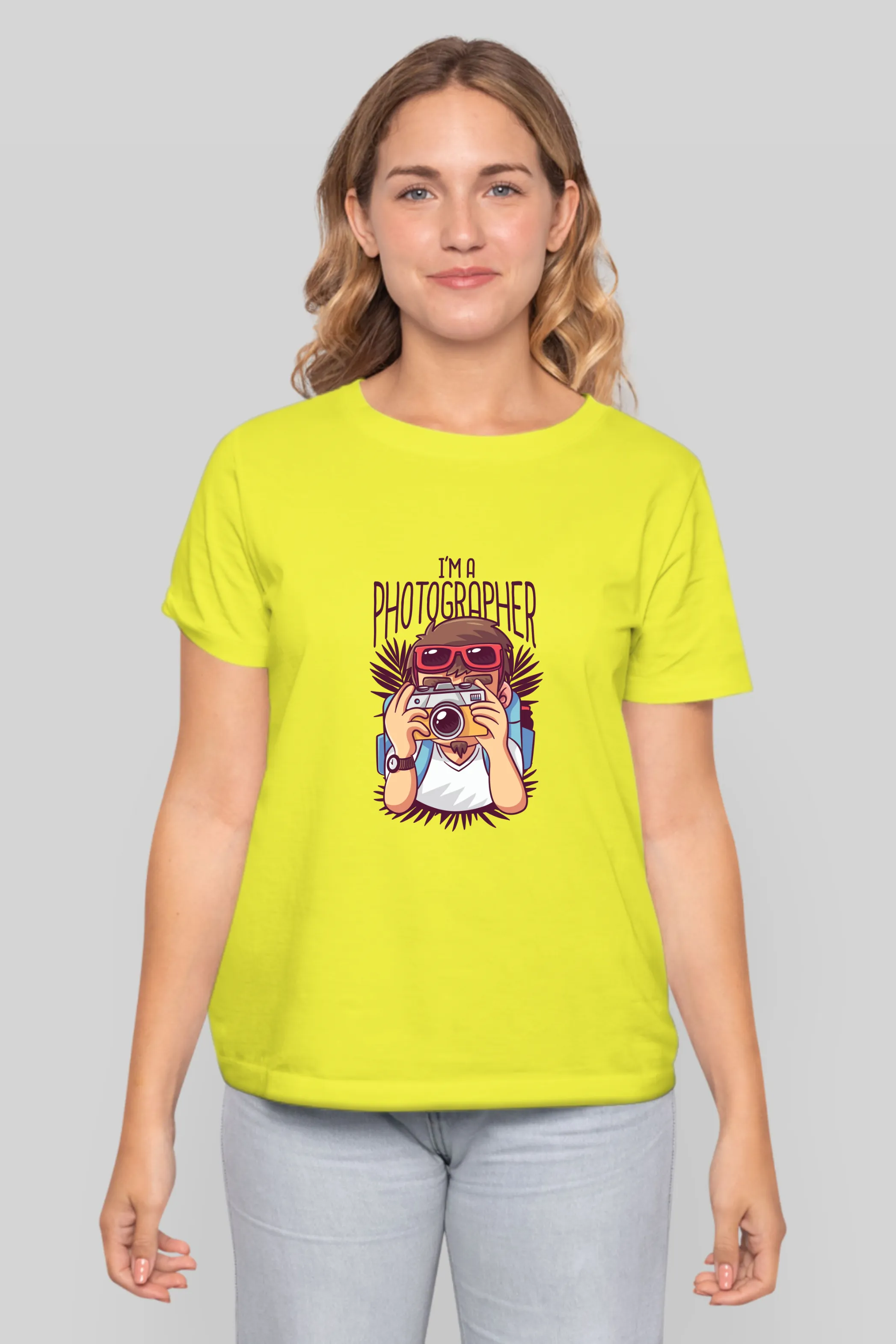 Photographer Printed T-shirt for women