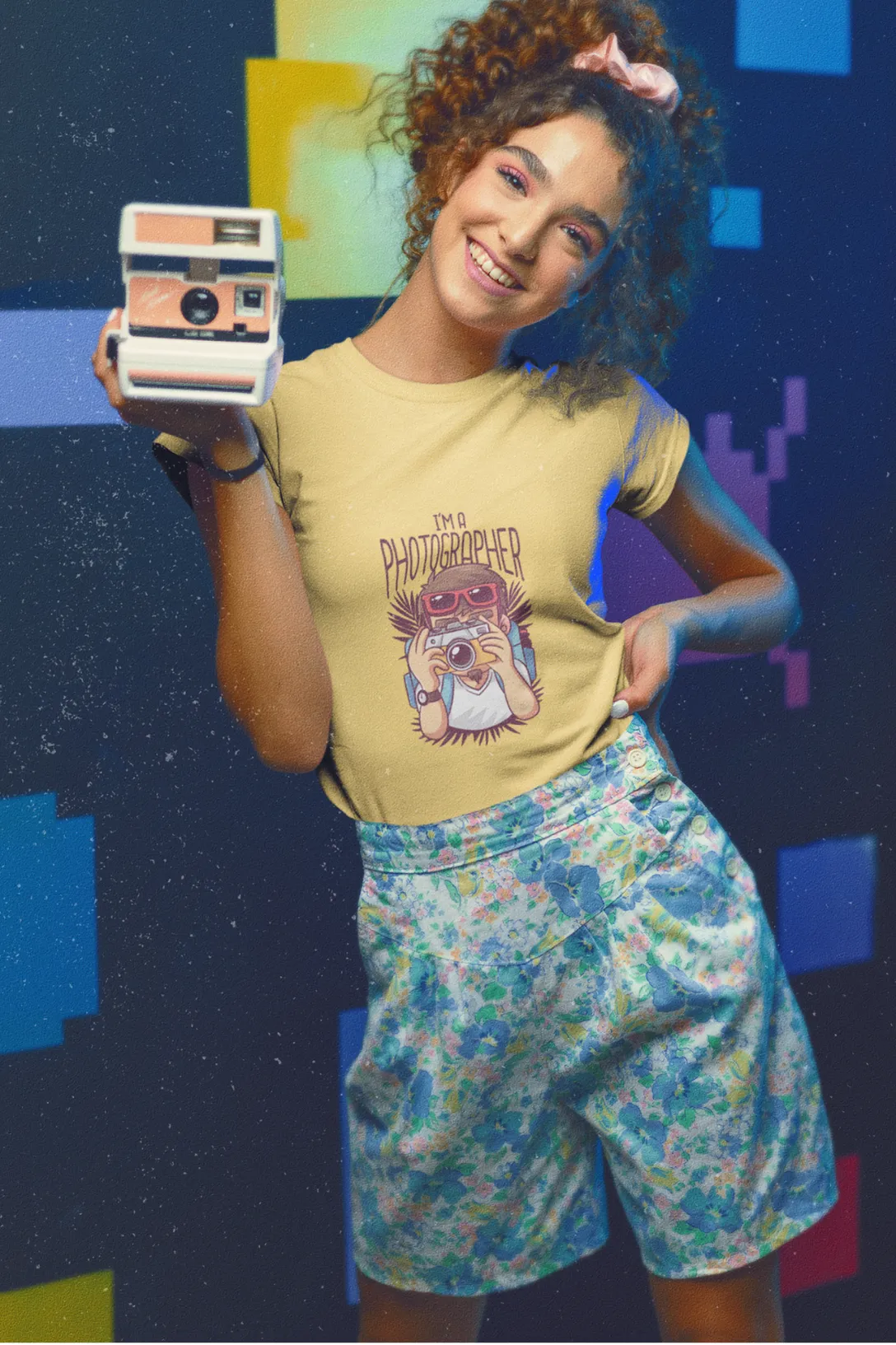 Photographer Printed T-shirt for women