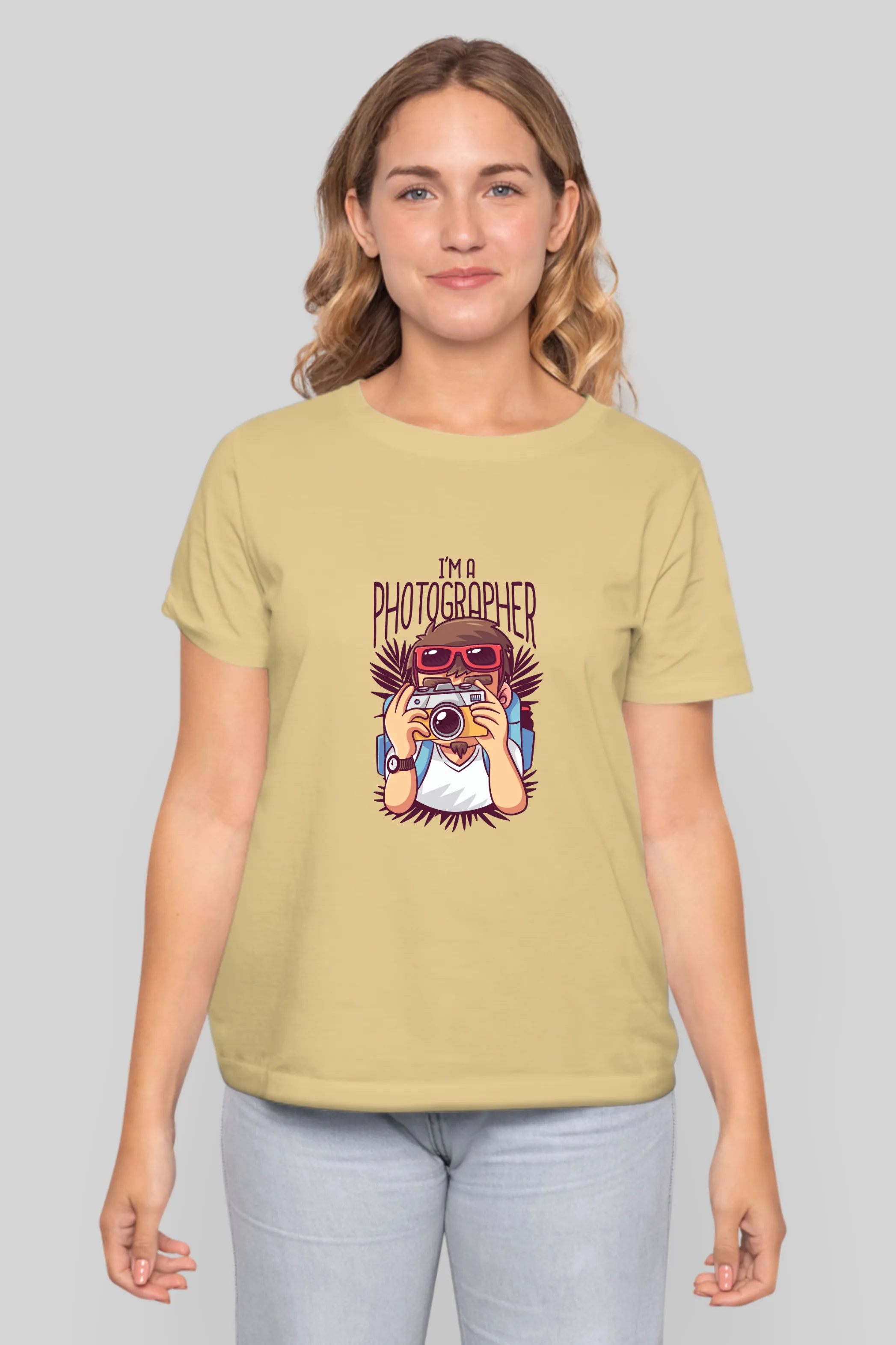 Photographer Printed T-shirt for women