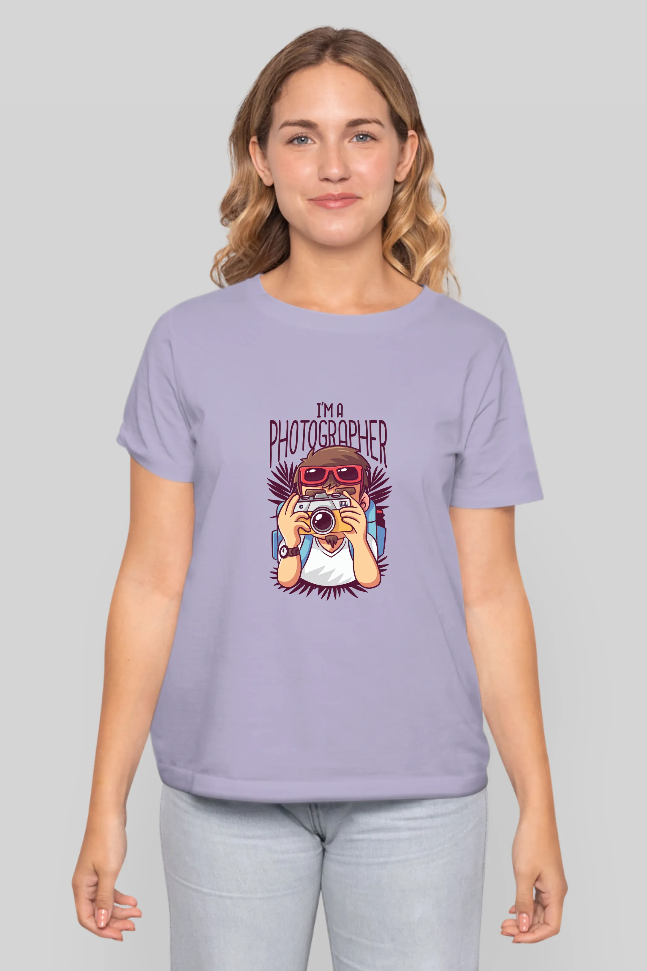 Photographer Printed T-shirt for women