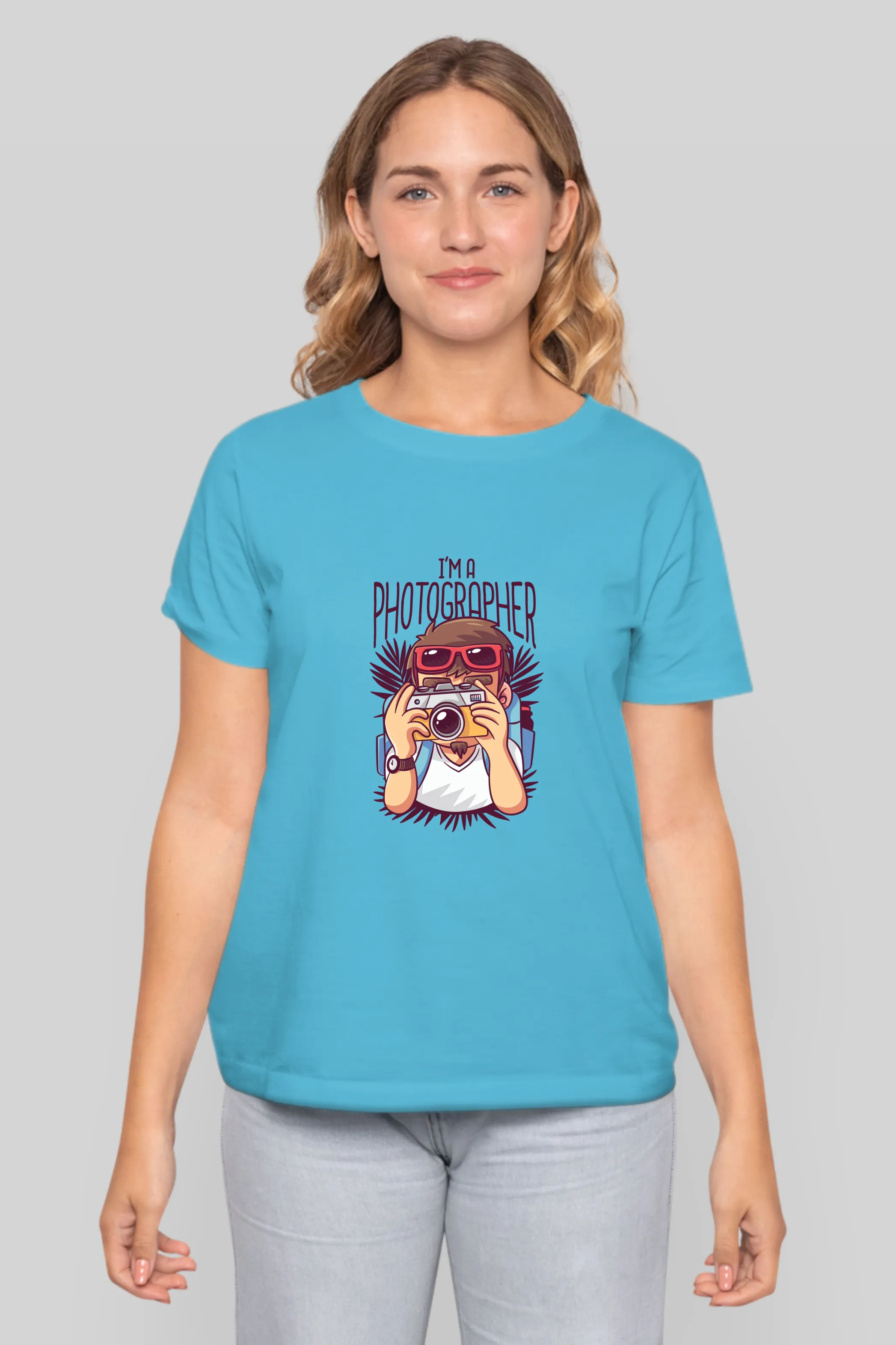 Photographer Printed T-shirt for women