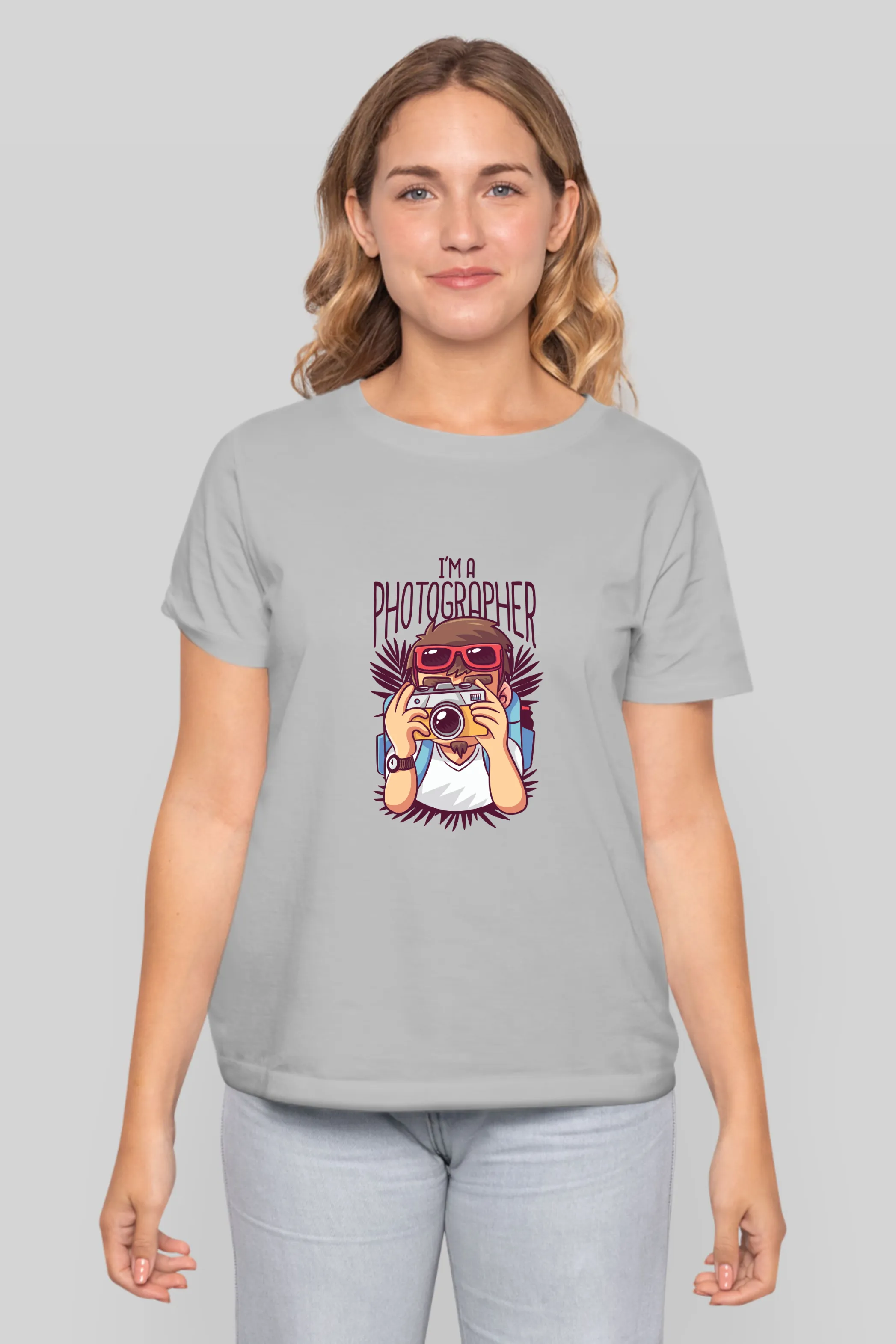 Photographer Printed T-shirt for women