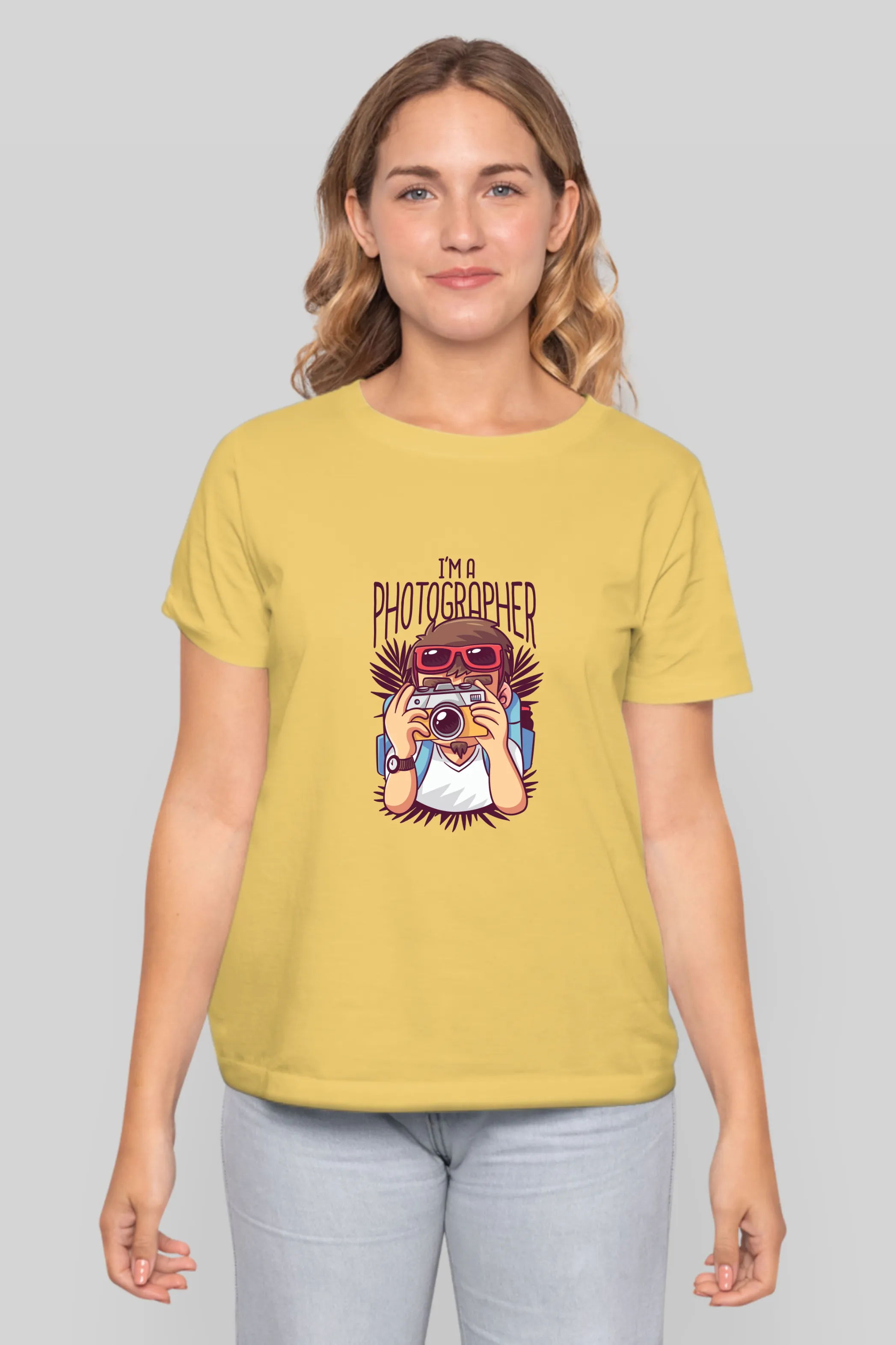 Photographer Printed T-shirt for women