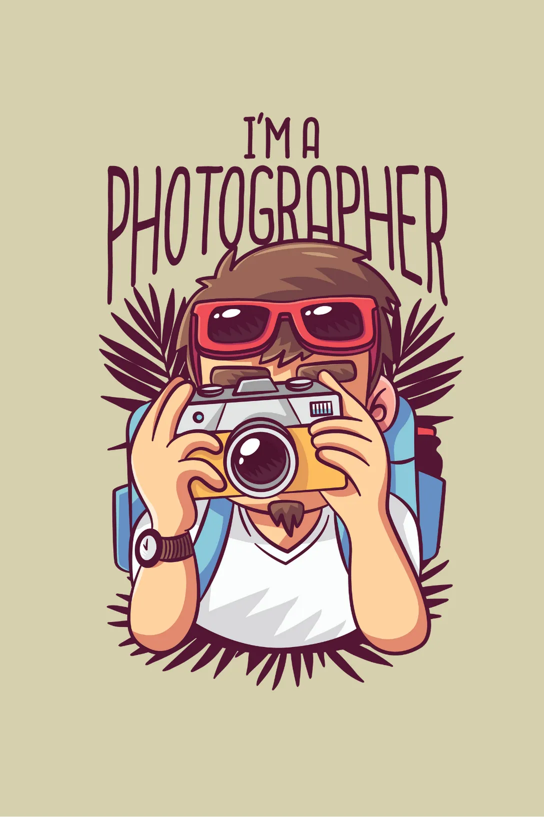 Photographer Printed T-shirt for women
