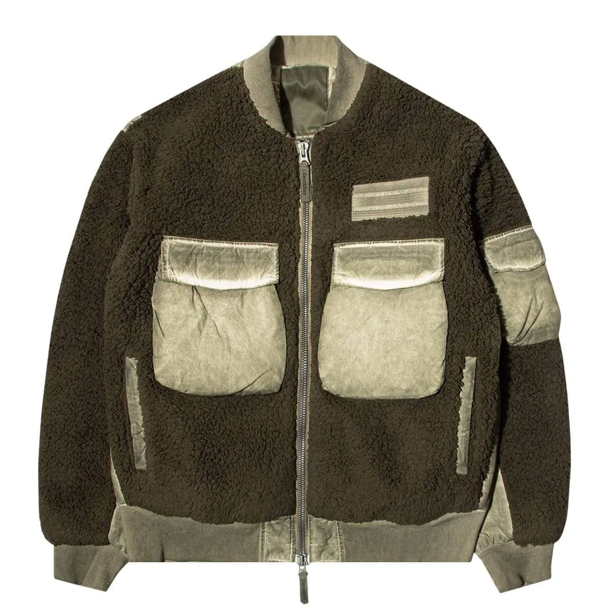 PILE FLEECE OVERDYED JACKET