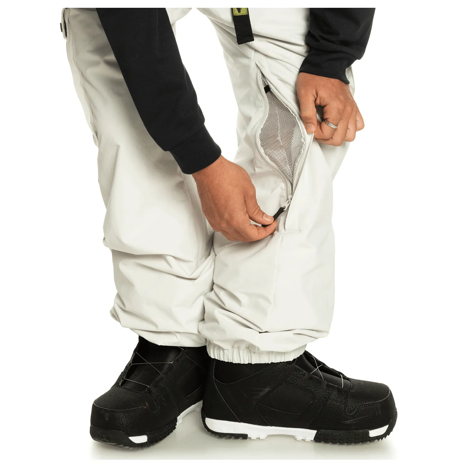 Quiksilver Men's Snow Down Cargo Pant 2024 Nimbus Cloud
