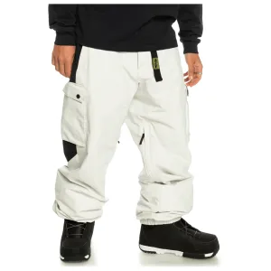 Quiksilver Men's Snow Down Cargo Pant 2024 Nimbus Cloud