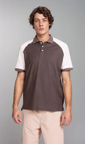 R205813 - Pique Polo Shirt - Black & White