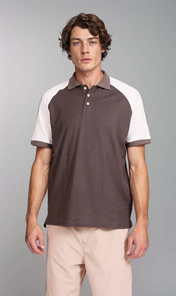 R205813 - Pique Polo Shirt - Black & White