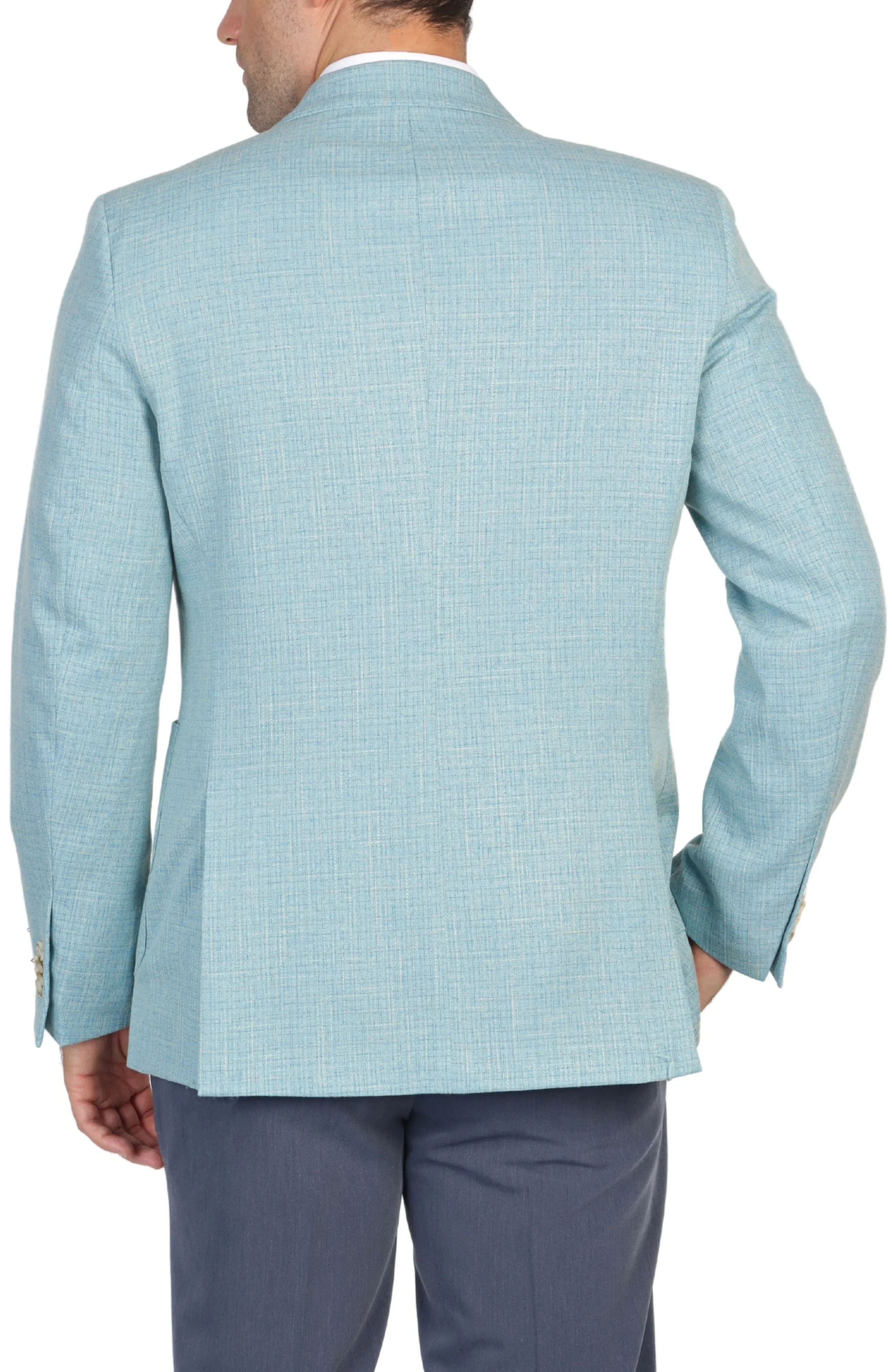 Sea Glass Green Checkered Sport Coat