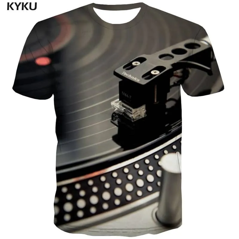 shirt abstract personality Print clothes art costume Cool men fun geometric colorful art