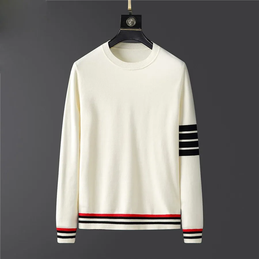 Solid Long Sleeve Warm Slim Sweaters