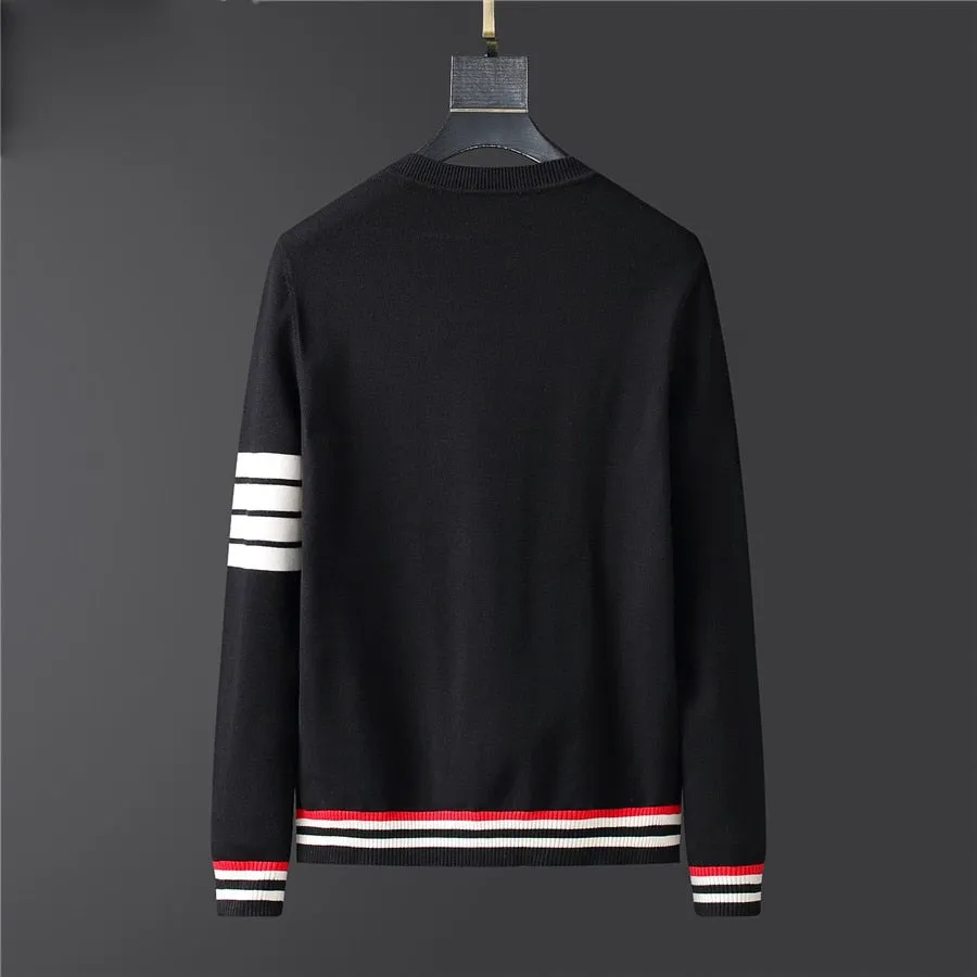 Solid Long Sleeve Warm Slim Sweaters