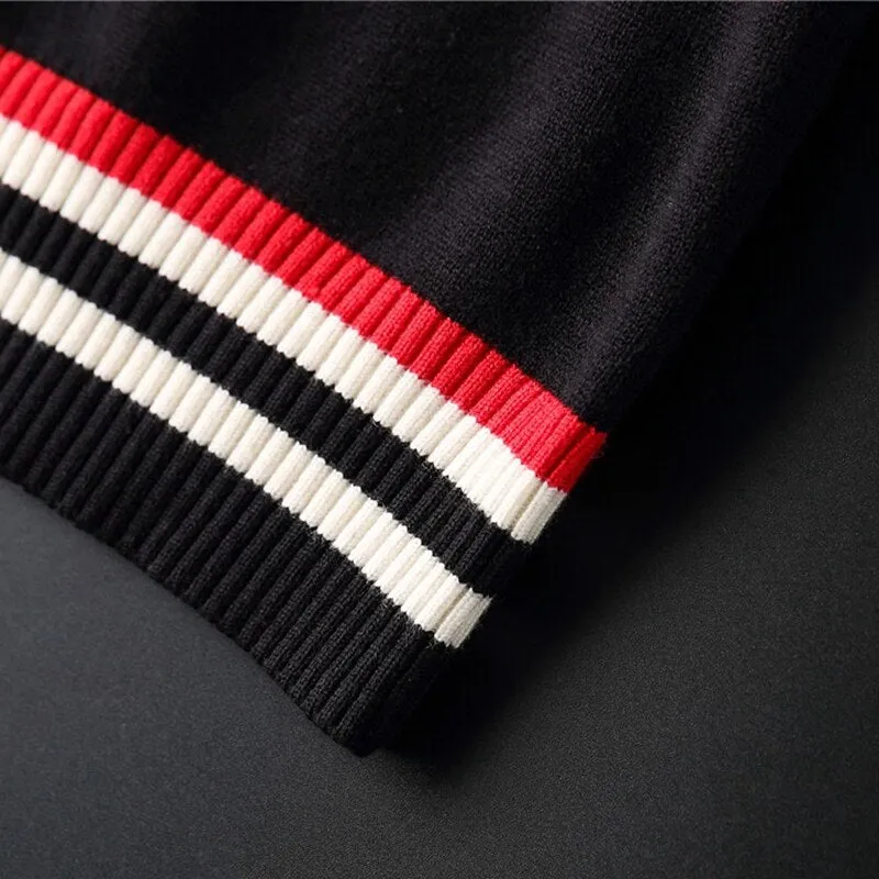 Solid Long Sleeve Warm Slim Sweaters