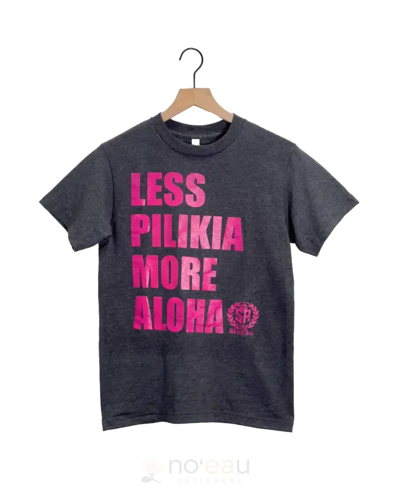 STRONGARM HAWAIIANS - Less Pilikia Gray T-Shirt