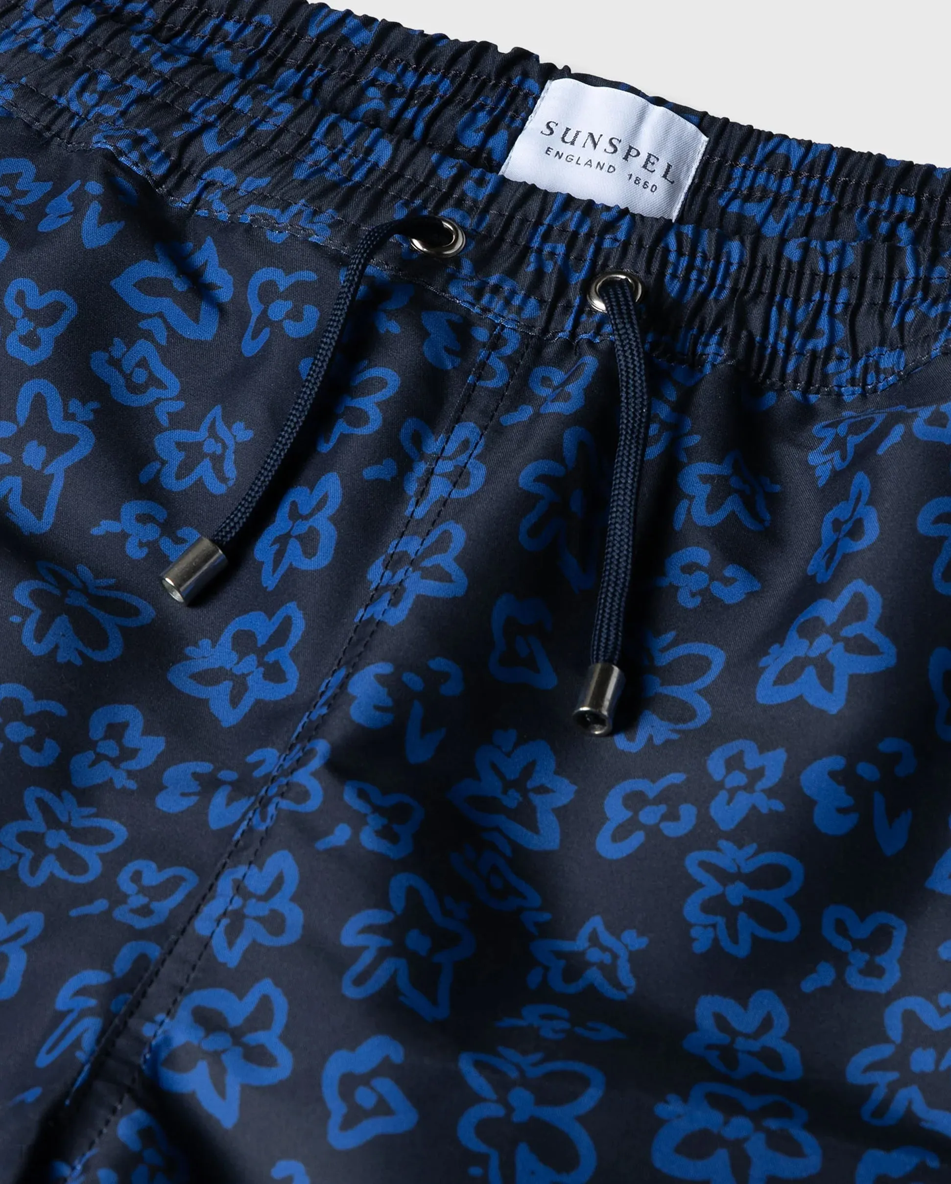 SWIM SHORT / PAINTED FLOWER PRINT