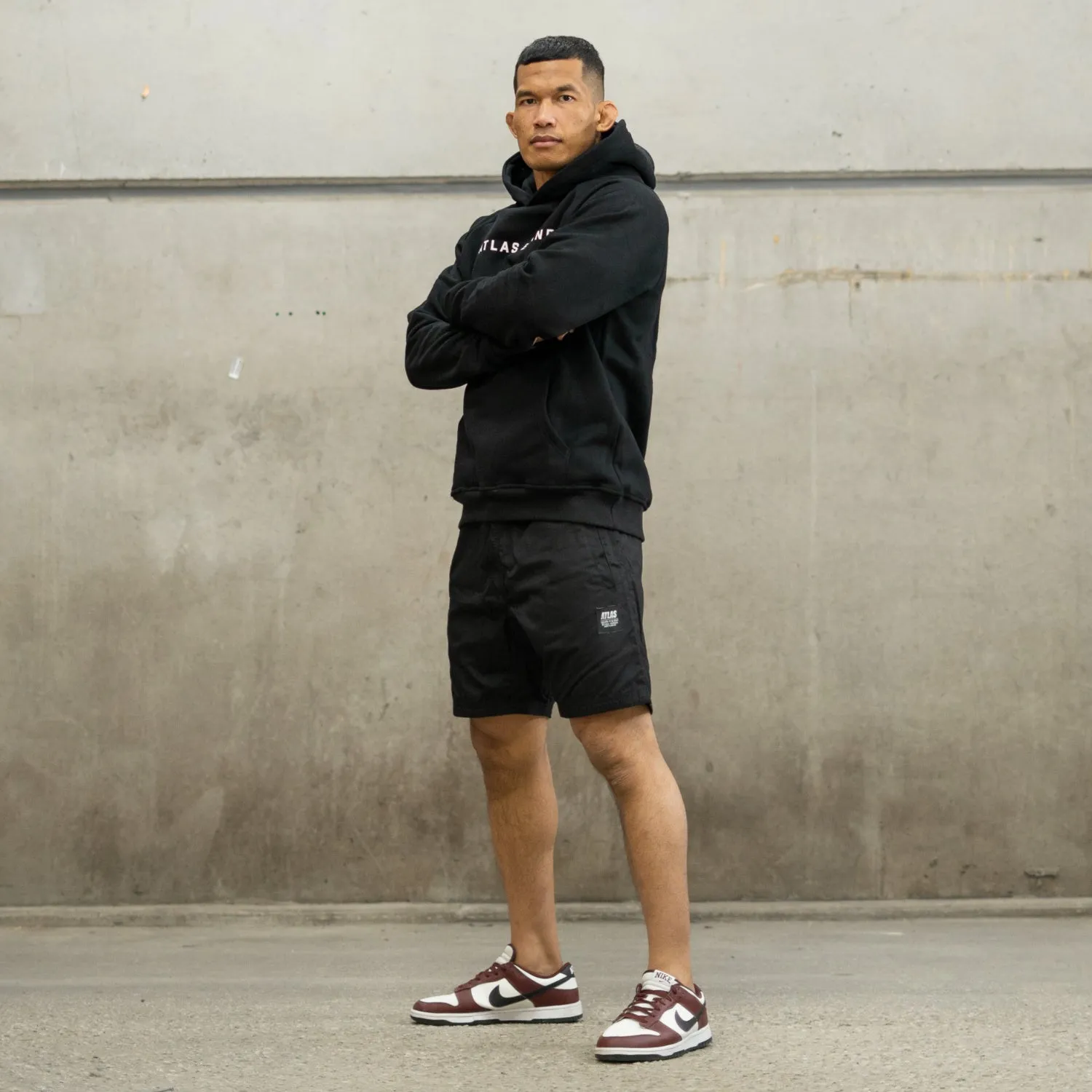 The Atlas Brand - 'Street' Ripstop Shorts - Black