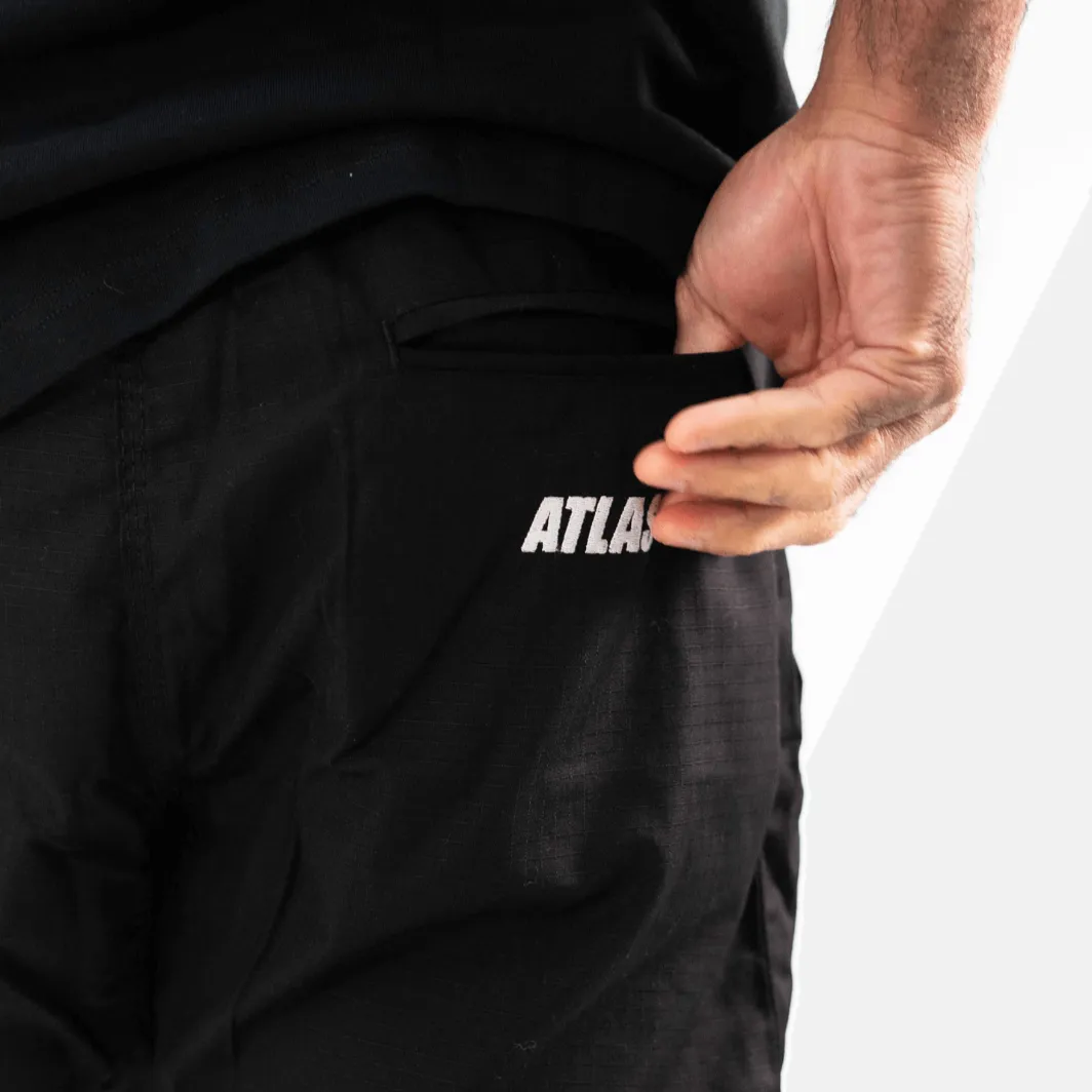 The Atlas Brand - 'Street' Ripstop Shorts - Black
