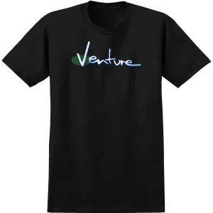 Venture 90's S/S Tee - Black / White / Blue