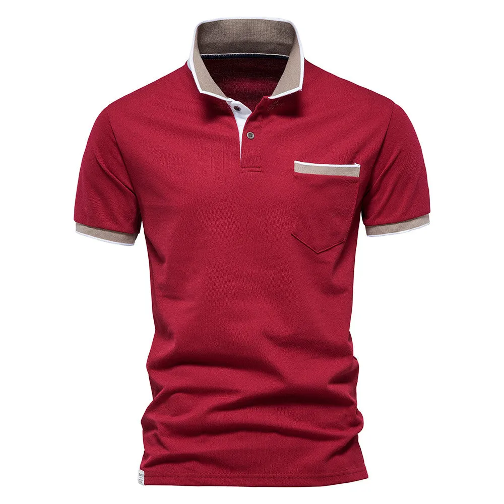 West Louis Brand Summer Cotton Casual Polo Shirt