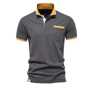 West Louis Brand Summer Cotton Casual Polo Shirt