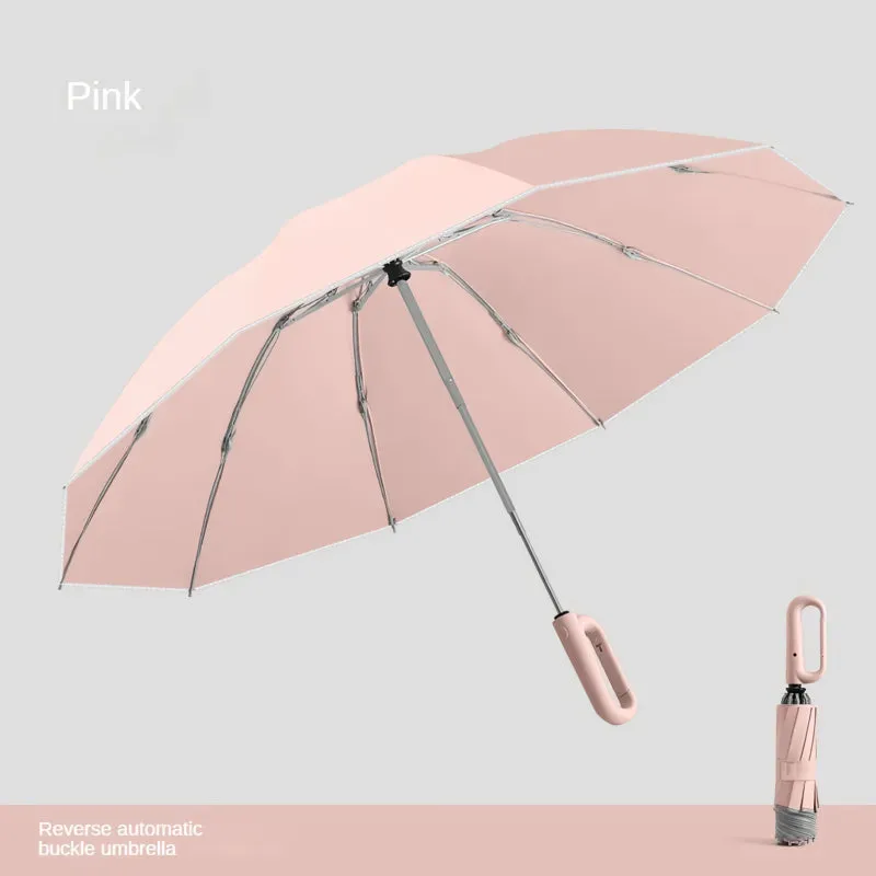 Windproof Reverse Folding Umbrella