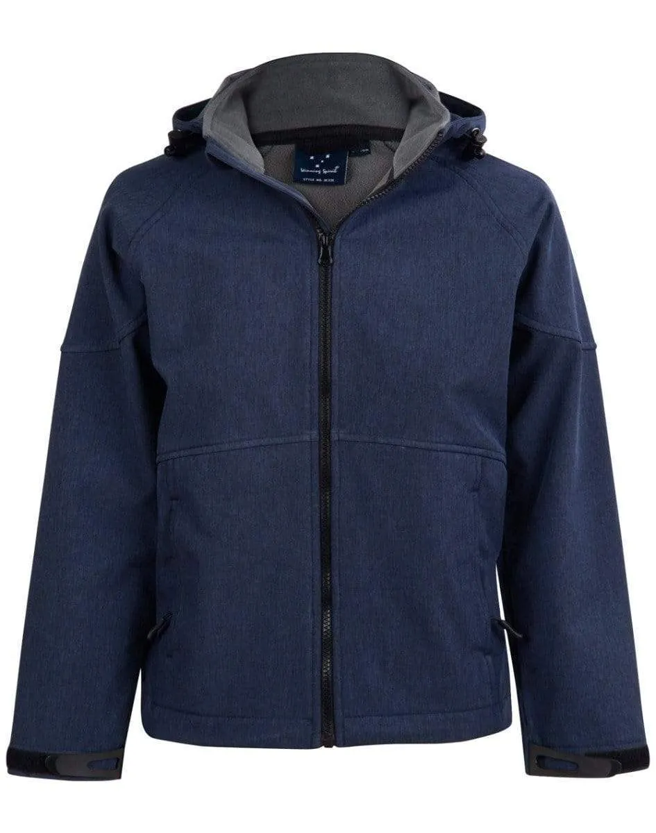Winning Spirit Aspen Softshell Hood Jacket Men's Jk33